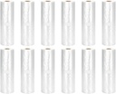 Immuson 12" x 20" Plastic Produce Bag on a Roll Food Storage Bags Clear Plastic Produce Bag for Fruits, Vegetable,Bread, Kitchen Bags (4200 Bags-12 Roll)