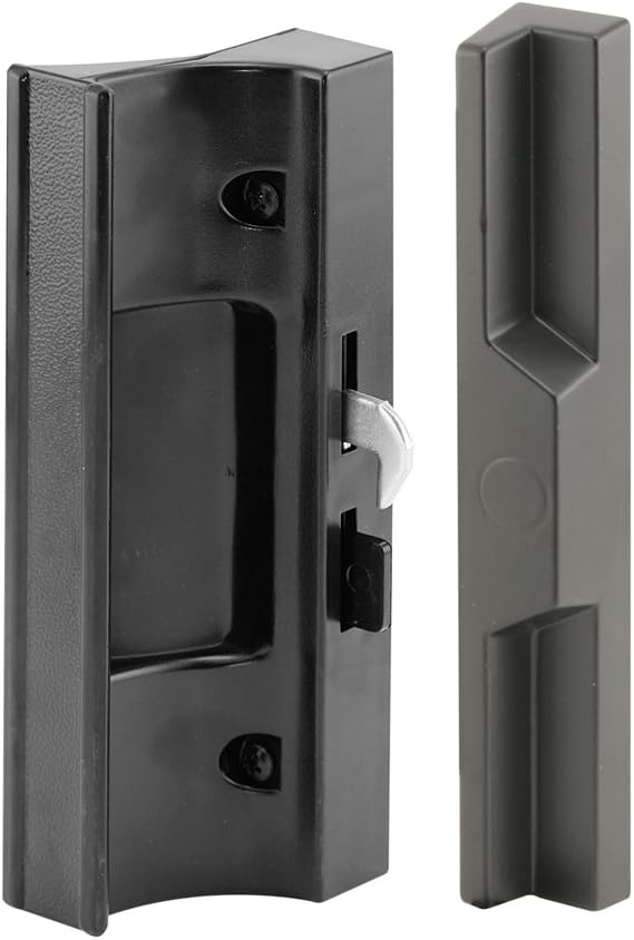 Prime-Line C 1216 Sliding Door Handle, 4-15/16 In. Hole Centers, Black (Single Pack)