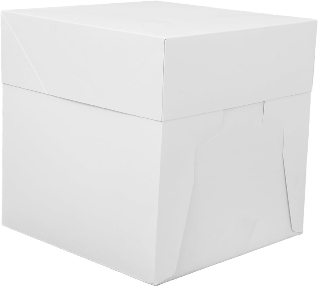 Birthday Cake Box with Cake Board Elegant Design for Weddings Parties and Special Events Bakery Carrier for and Display