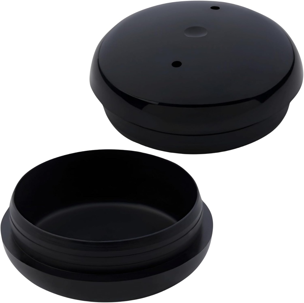 Project Patio 1-1/2" Wrought Iron Patio Furniture Feet Caps - Round Plastic Outdoor Metal Table and Chair Floor Protector Glide Replacement Parts (32 Pack)