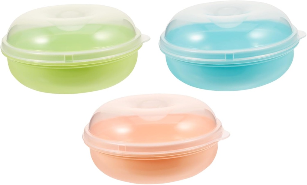 IMIKEYA 3pcs Airtight Bread Storage Box Kitchen Countertop Containers for Freshness Includes for Loaf and Organization