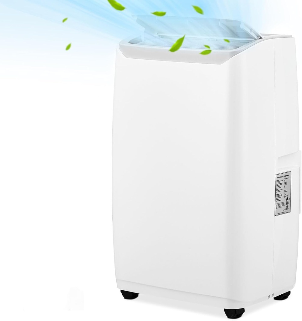 PioneerWorks Portable Air Conditioner|14000BTU Air Conditioner Cools up to 700 SQ FT|with Remote Control AC Fan Dehumidifie|Low Noise|Sleep Mode|Ideal for Home Office
