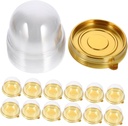 50pcs Pastry Moon Cake Holders Cupcake Container for Muffins Desserts Treats for Parties Weddings Bakery Use Stable Design for Easy Storage