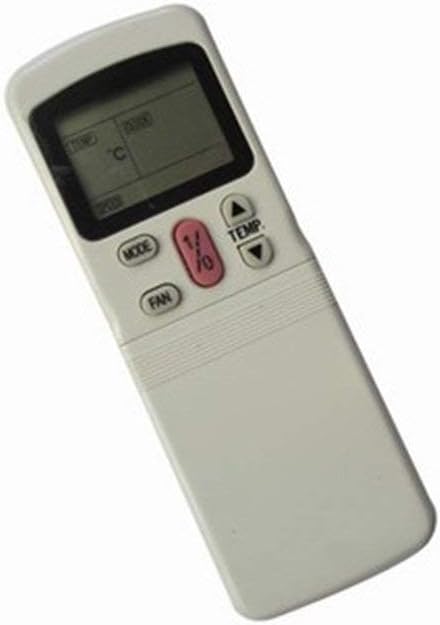 Remote Control for Midea Everstar R51I9/BGCE MPA-08CE MPA-08CR MPA-08EE MPA-08ER MDA203355060567 MPM-08CR-BB4 & Dekker R11HG/E Room Air Conditioner