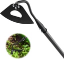 Hoe Garden Tool, Hollow Hoe Gardening Weeding Tool, 55" Long Handle Heavy Duty Manual Weeder Gardening Hand Tools for Weeding, Digging, Loosening Soil