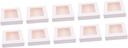 10pcs Transparent Window Treat Boxes for Tarts Cupcake Packaging Stylish Dessert Containers for Parties and Giving