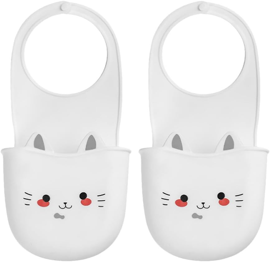 Luxshiny Kitchen Sink Shelf Silicone Soap Sponge Drain Rack Holder 2pcs Sink Sponge Hanging Basket Sink Faucet Kitchen Organizer Sink Accessories