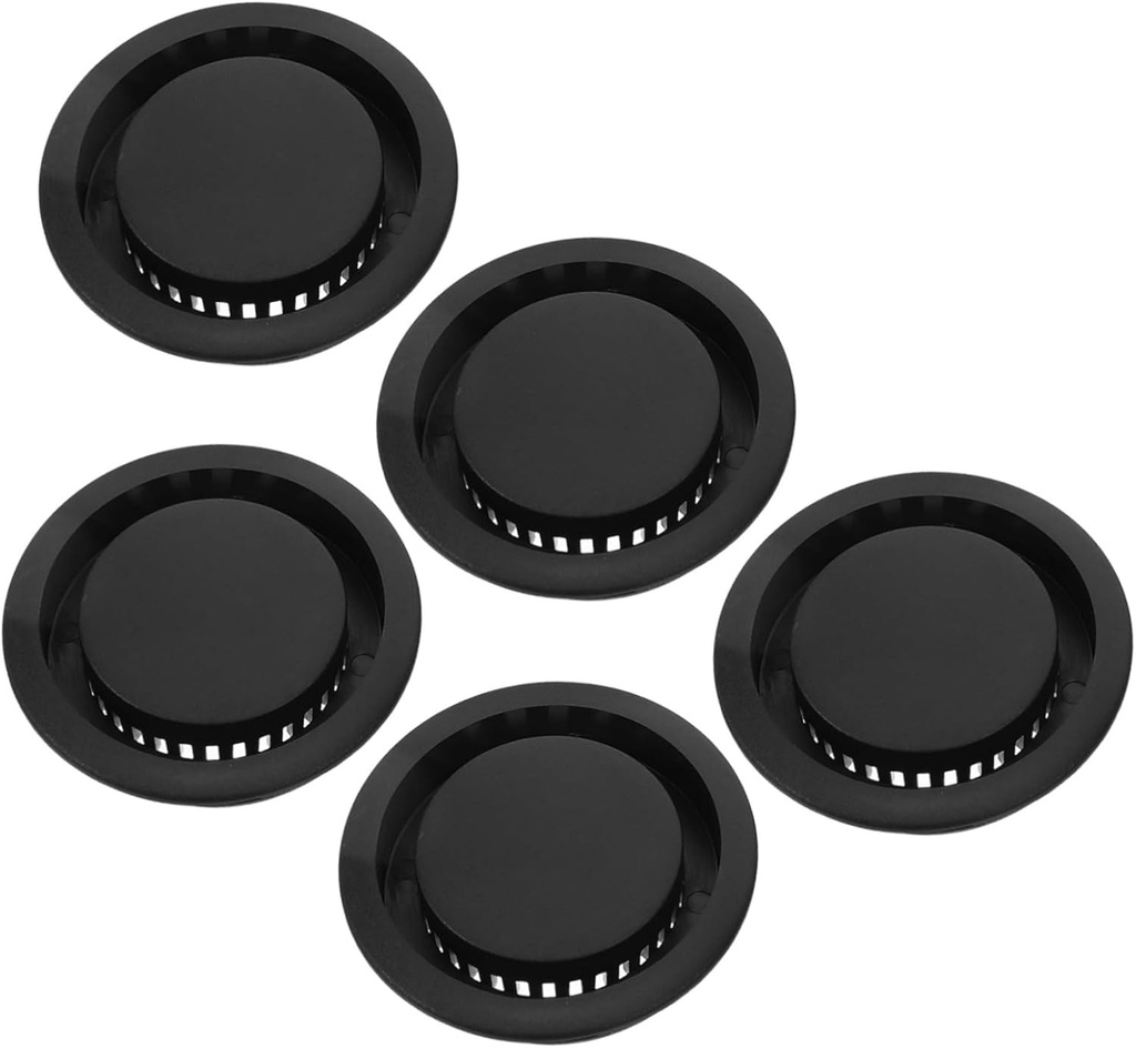 5Pcs Compact Air Vent Hole Plugs for Shoe Box Ventilation Device Covers for Household Use Durable Material for Heat Emission Control and Easy