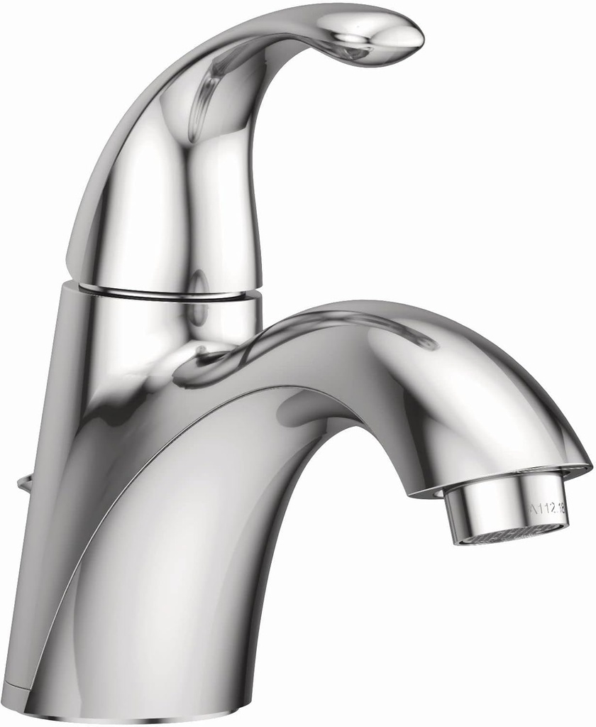 PROFLO PFWSC6857 Alvord 1.2 GPM Single Hole Bathroom Faucet with Pop-Up Drain Assembly - Polished Chrome