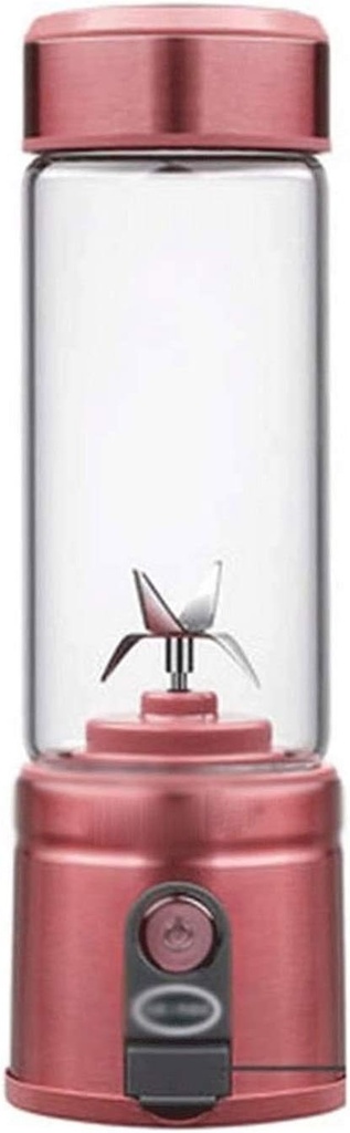 HHWKSJ Portable, Personal Size Smoothies and Shakes, Handheld Fruit Machine USB Rchargeable Juicer Cup, Ice Blender Mixer Home/of, 450ML