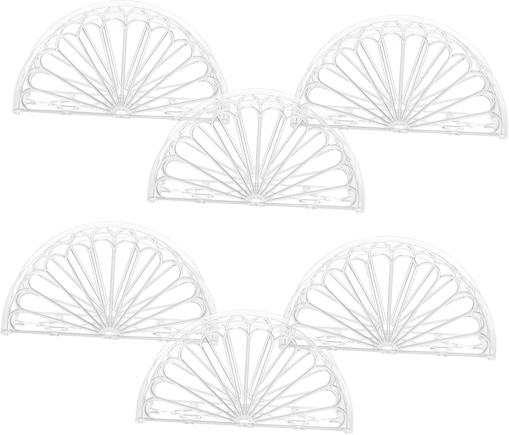 6pcs Retro Kitchen Decorative Napkin Holder Stand Napkin Organizer for Table Storage Holder for Kitchen Dinner Party