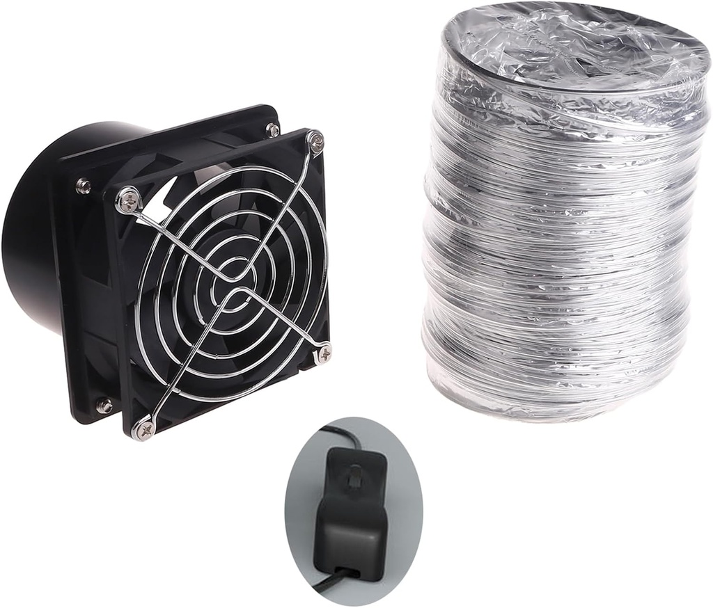 USB Powered Solder Absorber Fume Extractor Fan Pipe Duct Exhaust Fan with 1/3/6M Pipe Tub Ventilation Fan