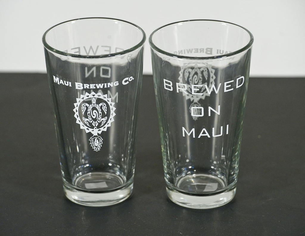Maui Brewery Pint Glass | Set of 2 Glasses