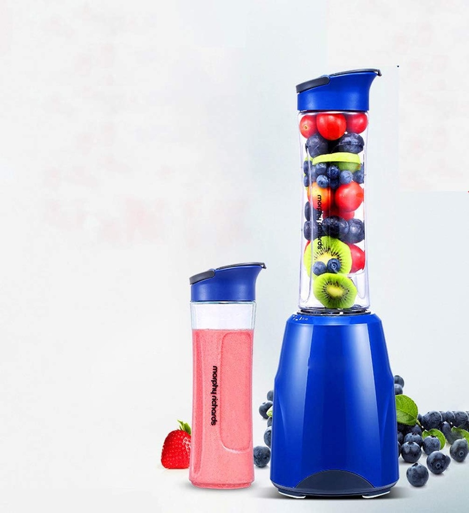 Portable Blender, Mini Blender Smoothie Maker with USB Rechargeable Electric Blender Professional Commercial for Vegetables and Fruit Smoothie Maker Blender Food Processor 600Ml 300w