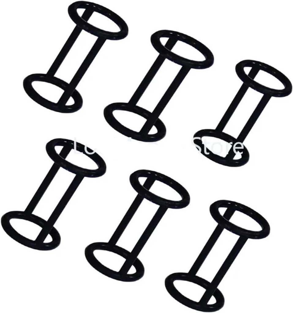 6Pcs Ice Cream Machine Accessories Anti-Channeling Valve Stem H-Shaped Sealing Ring, Compatible for BJ/BJK/BTK/BK Series