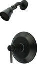 Kingston Brass KB2635DLSO Concord Shower Only, Oil Rubbed Bronze, 7-1/2 inch Diameter Escutcheon