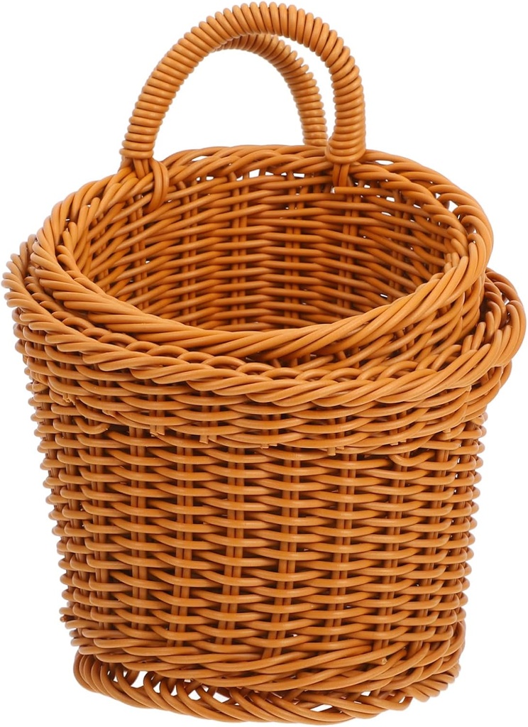 DECHOUS Modern Wall Hanging Basket Woven Storage Baskets for Kitchen Organizer