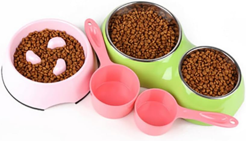 Food Scoop for Cats and Dogs Long Handle Pet Feeder Tool Dishwasher Safe Food-Grade Watermelon Red