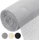 BALEINE Cabinet Liner, Drawer and Shelf Liner for Kitchen Cabinets Non-Adhesive, Non-Slip Protect Desks, Cupboard, Drawers, Shelves, Tableware (12 in x 20 Ft, Gray)