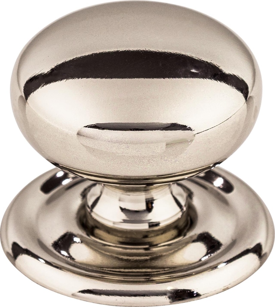 Top Knobs M1316 Victoria Knob w/Back Plate Nickel