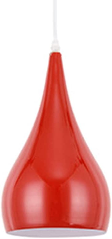 Farmhouse Barn Lights Teardrop Shaped Black Pendant Light Shade Industrial Metal Hanging Ceiling Lighting with Printed Colourful Indoor Modern Hanging Ceiling Pendant Fixture