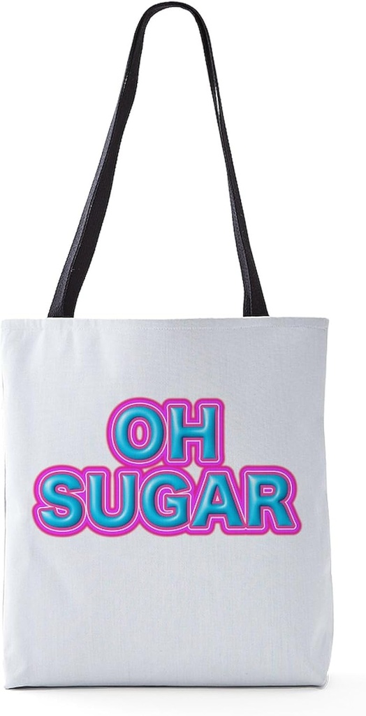 CafePress OH SUGAR 18"x18" Reusable Grocery Shopping Sling Tote Bag