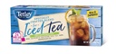 Tetley Black Tea, Decaffeinated Iced Tea Blend, Family Size, 24 Square Tea Bags (Pack of 6) (Packaging may vary)