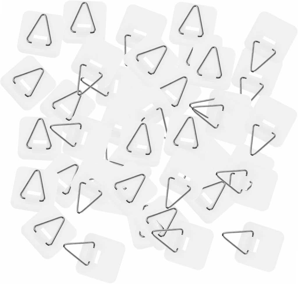 Alipis 100pcs Bowl Hangers Wall Plate Hanger Stick Adhesive Plate Fixing Hook Wall Dishes Hook