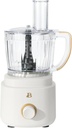 Beautiful 10‑Cup Food Processor ‑ 500 W, Variable Speed, Twist‑Lock, Dishwasher‑Safe Parts, Included Accessories (White Icing)