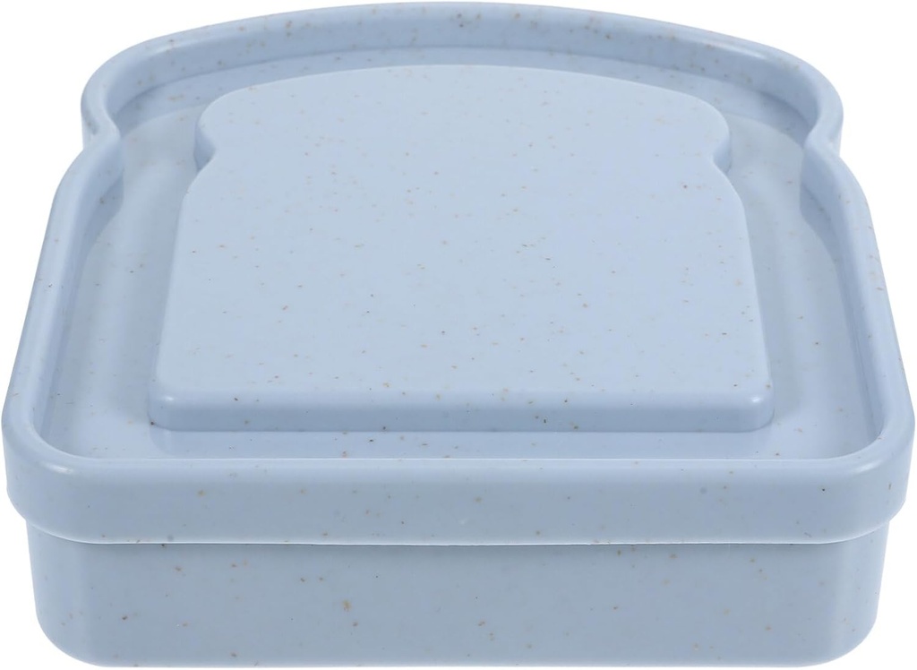Alipis Sandwich Storage Box Lid Airtight Bread Keeper Portable Organizer for Toast and Snacks for Smooth for Freshness
