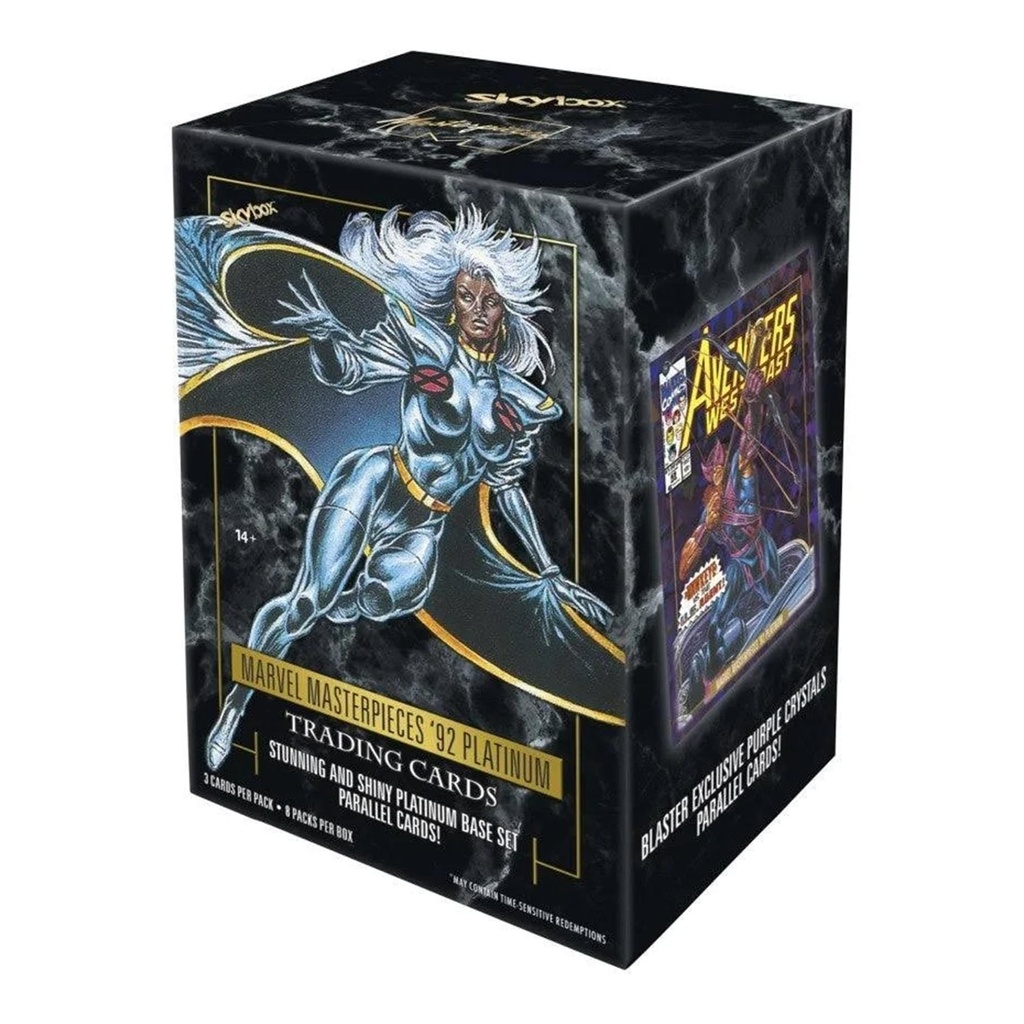 Upper Deck 2024 Marvel Masterpieces '92 Platinum Blaster Box - 24 Count Collectible-Card Box Blaster