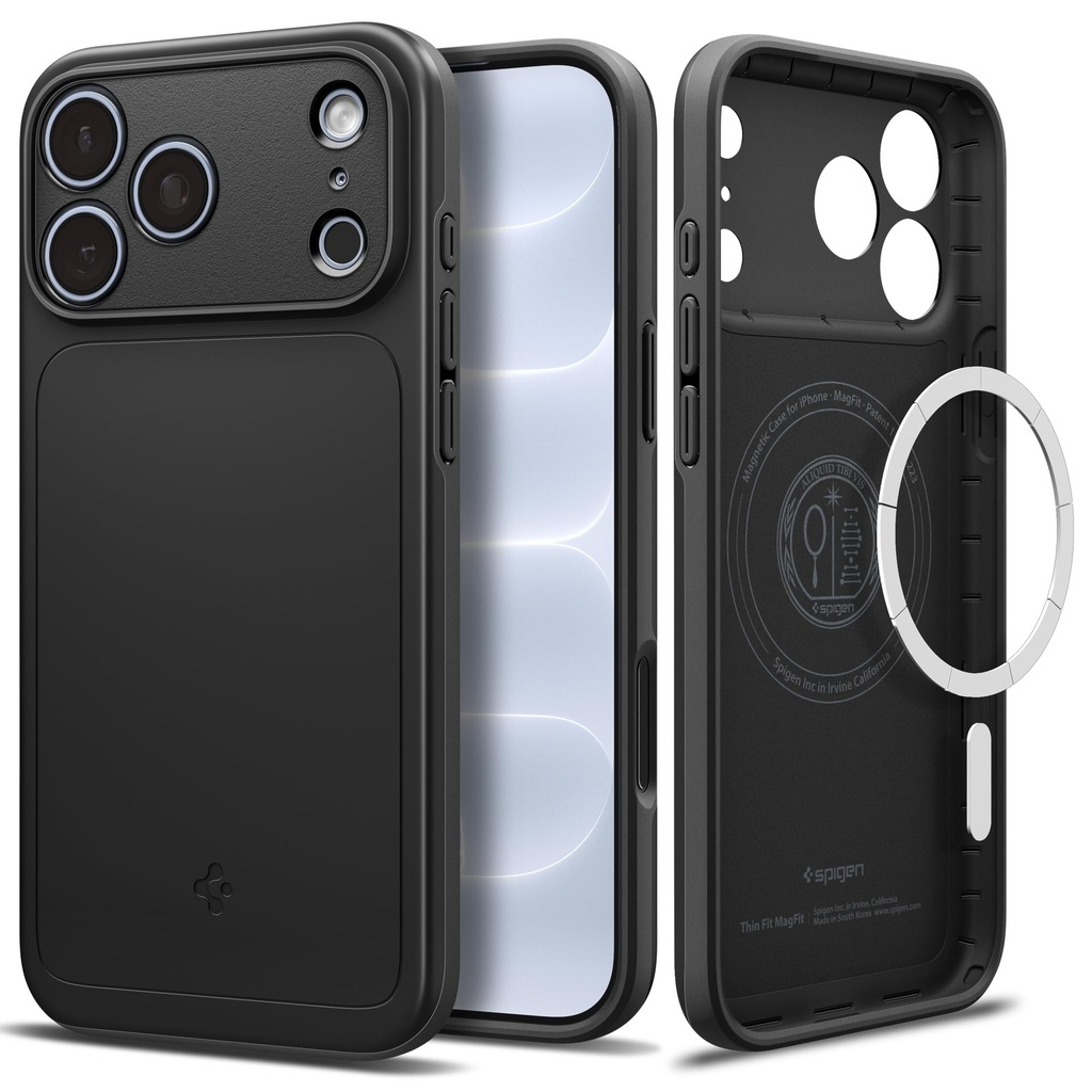 Spigen Thin Fit MagFit Case for iPhone 17/18 Pro Max, Black