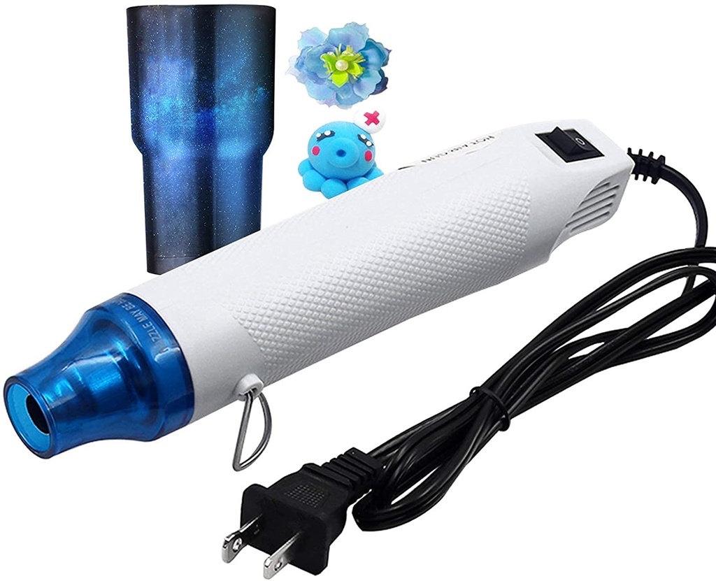 Urban Box 300W Mini Heat Gun for Crafts - Dual-Temperature Epoxy Resin Bubble Buster, Embossing Tool, Shrink Wrap, Drying Crafts, and Tumbler Painting