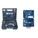 BOSCH Professional GSB 500 RE Corded-Electric Drill Tool Set, 10 mm, 500 Watt, 1 Year Warranty, Blue
