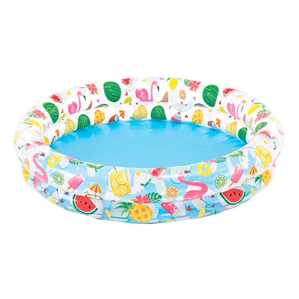 48" X 10" Inflatable Stars Kiddie 2 Ring Circles Swimming Pool By Intex