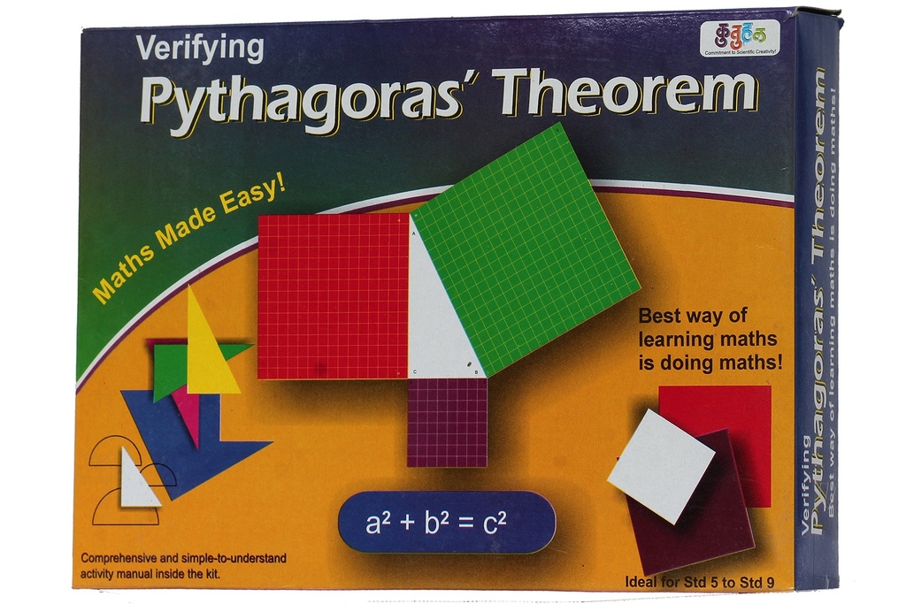 StepsToDo Pythagoras Theorem Right Angle Triangle Puzzle | DIY Math Activity Board Game | Innovative Math Made Easy Educational Gift & School Project