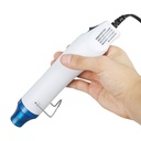 ABS Portable Mini Electric Heating Nozzle Hot Air Gun Multi-Purpose Professional Heat Pen (White)