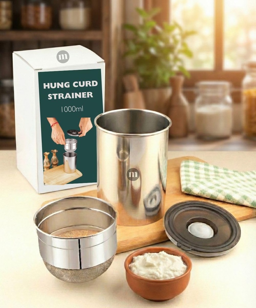 Maru Stainless Steel Multipurpose Greek Yogurt and Hung Curd Maker