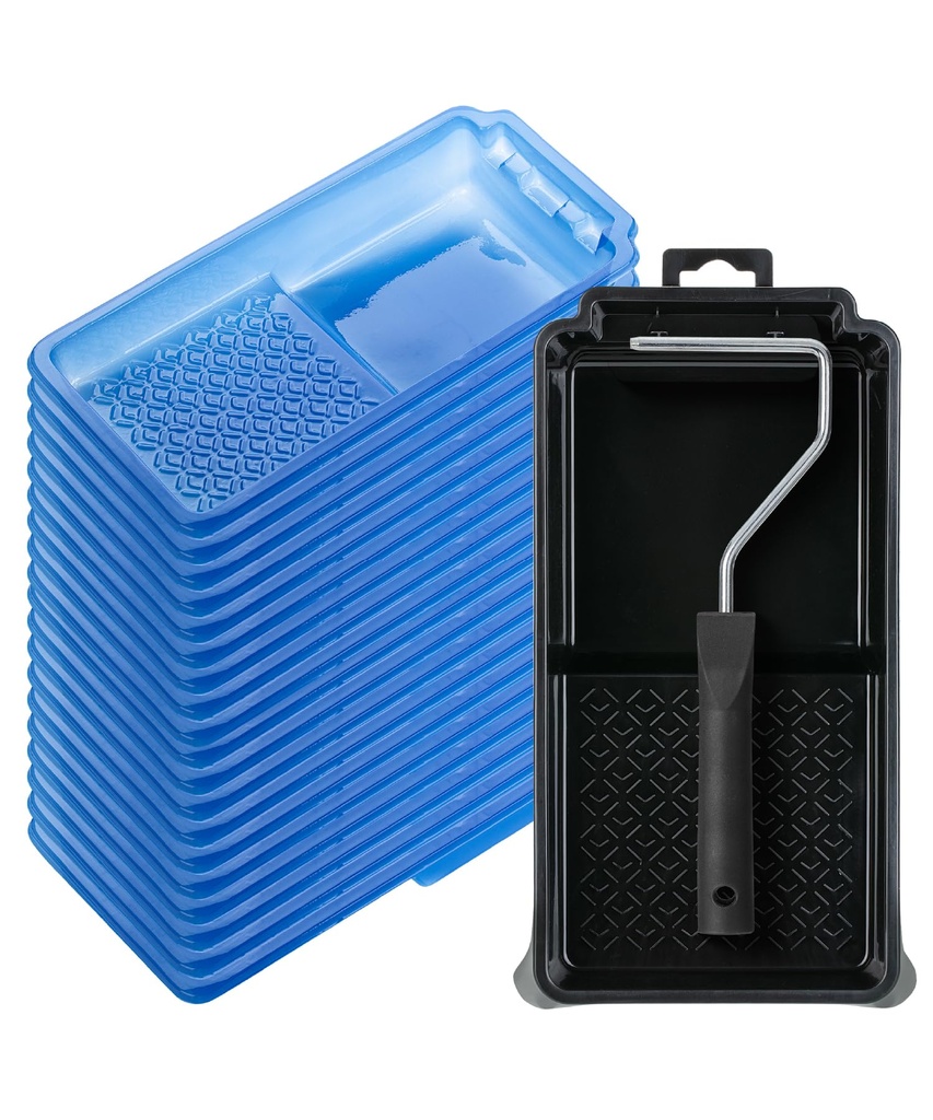 Bates- 4 Inch Paint Tray Set, 22 pcs, 1x 4 Inch Paint Roller Tray