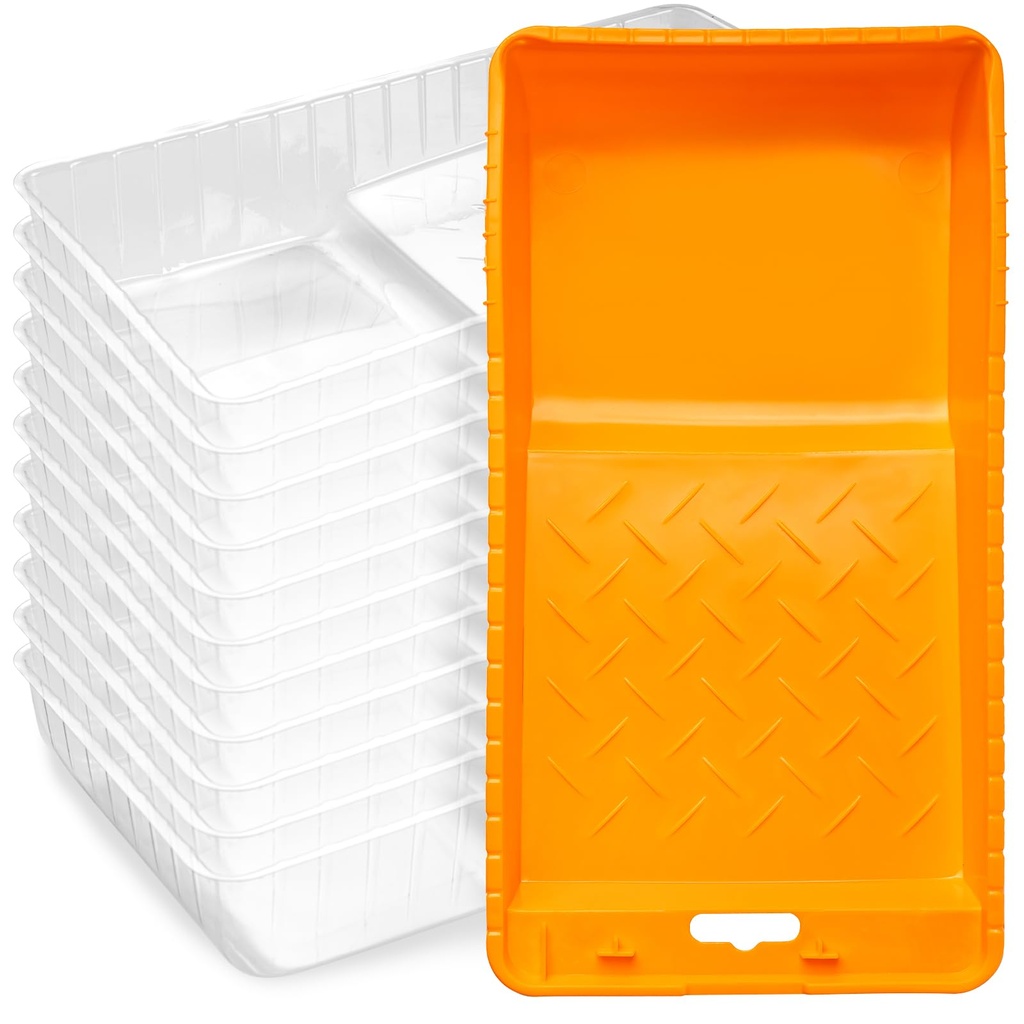 Mister Rui 4 Inch Paint Tray and Liners, Small Paint Pan with Liners