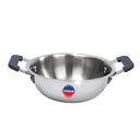 TOSAA TRIPLY MINI KADHAI– 3 Layer Base,Ideal for Frying, Tadka,Compact & Heavy Duty | Induction and Gas Stove Compatible | Multipurpose Cookware | 650 ml