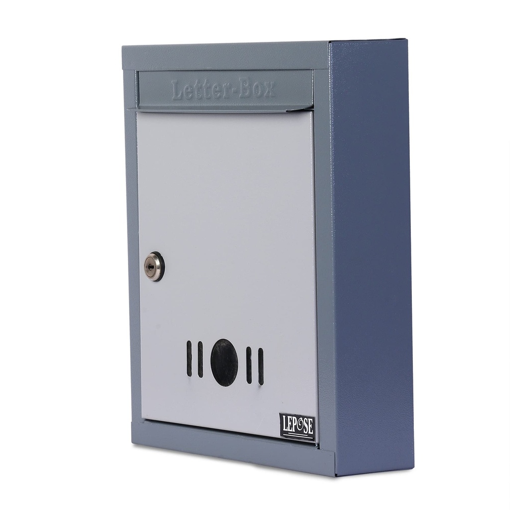 Lepose Sai Metal Letterbox/Mailbox (Grey)
