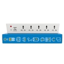 Smarteefi WiFi Smart Power Extension | Guaranteed Schedules Works Without Internet | 5 Ports | Smart Plug | 10A | Energy Monitoring | Countdown Timer | Compatible with Alexa & Home (SE51-GS)