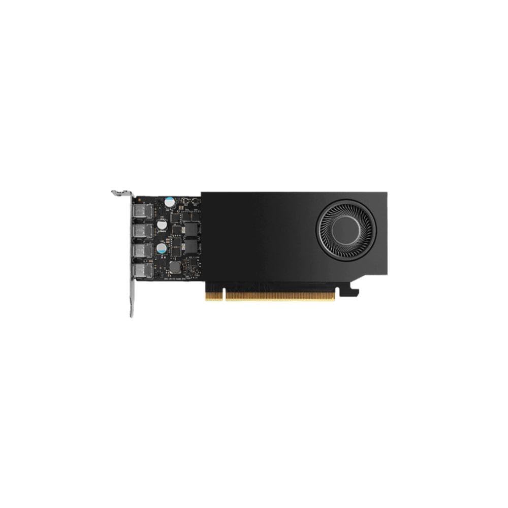 NVIDIA RTX A400 4GB GDDR6 Professional Workstation Graphics Card | Ampere | Low Profile Single Slot | PCIe Gen4 x8 | 4 x Mini DisplayPort 1.4a | CAD, 3D Rendering, AI & Multi-Display