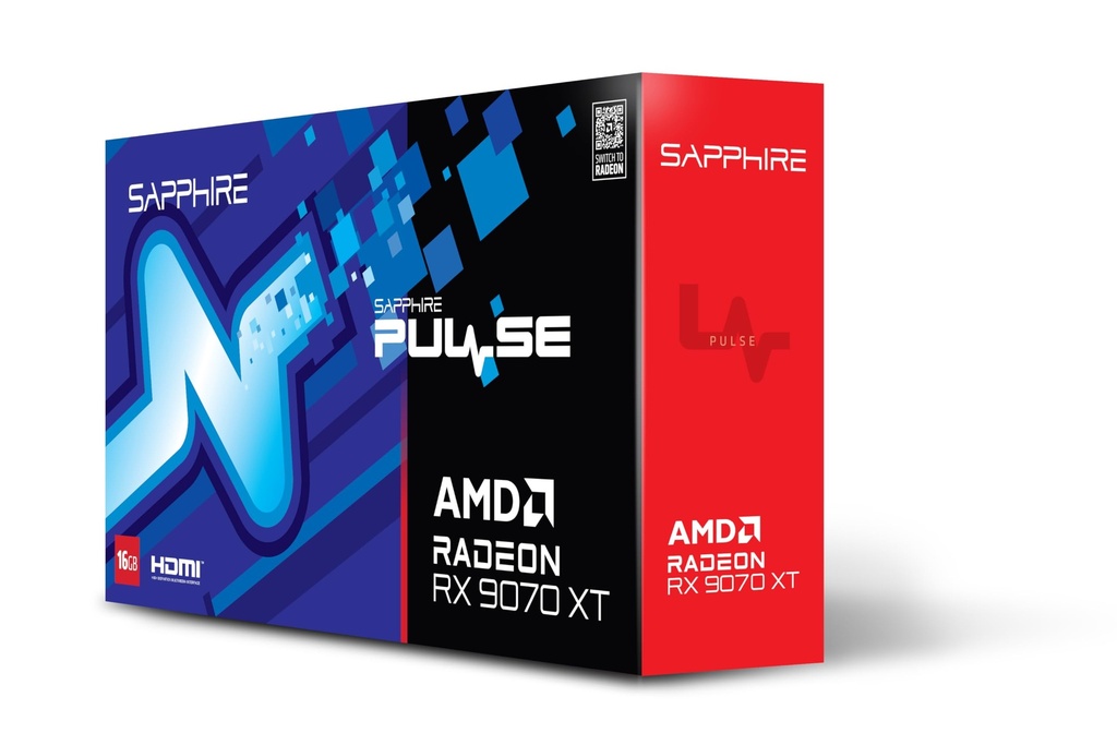 Sapphire gddr6 Pulse pci_e_x16 AMD Radeon RX 9070 XT Gaming 16GB Dual HDMI/Dual DP