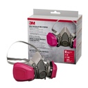3M P100/OV Odor/Particulate Multi-Purpose Reusable Respirator 65021, NIOSH-APPROVED Organic Vapor Cartridge, Medium