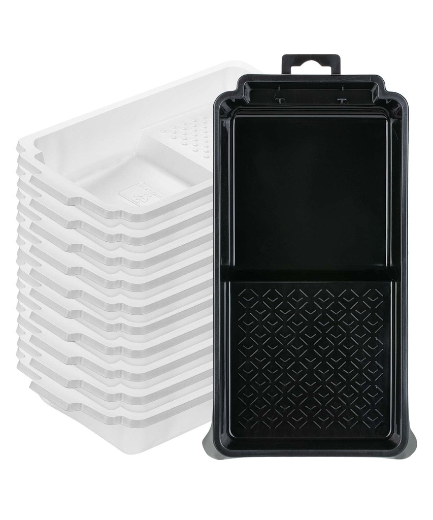 Bates- Paint Tray Liner, 4 Inches, Paint Tray with 10x Paint Pan Liners