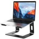 BESIGN LS03 Aluminum Laptop Stand, Ergonomic Detachable Computer Stand, Notebook Riser, Laptop Mount Compatible with Air, Pro, Dell, HP, Lenovo More 10-15.6" Laptops, Black