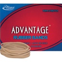 Alliance Rubber 26339 Advantage Rubber Bands Size #33, 1/4 lb Box Contains Approx. 150 Bands (3 1/2"" x 1/8"", Natural Crepe)", Beige