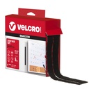 VELCRO Brand Sticky Back Hook and Loop Fasteners, 30 Ft Tape Roll, Black